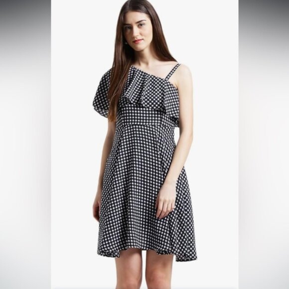Zink Gingham Dress - Picture 1 of 2